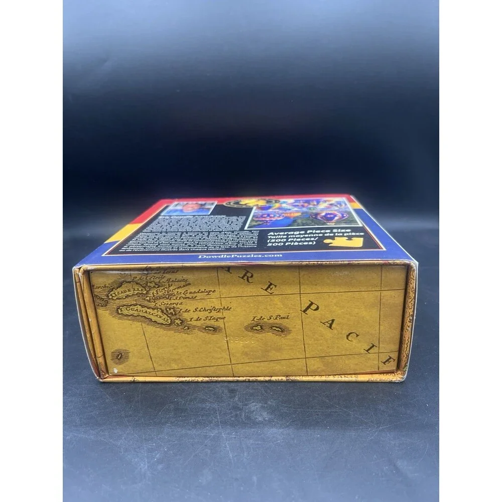 Dowdle Folk Art Balloon Festival Puzzle 500 Pc New Sealed Collectors Box Sleeve